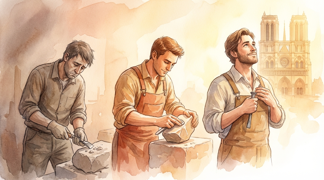 圧倒されても一歩踏み出せる理由──ドラッカーの寓話と僕の使命